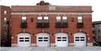Front View of Fire Headquarters