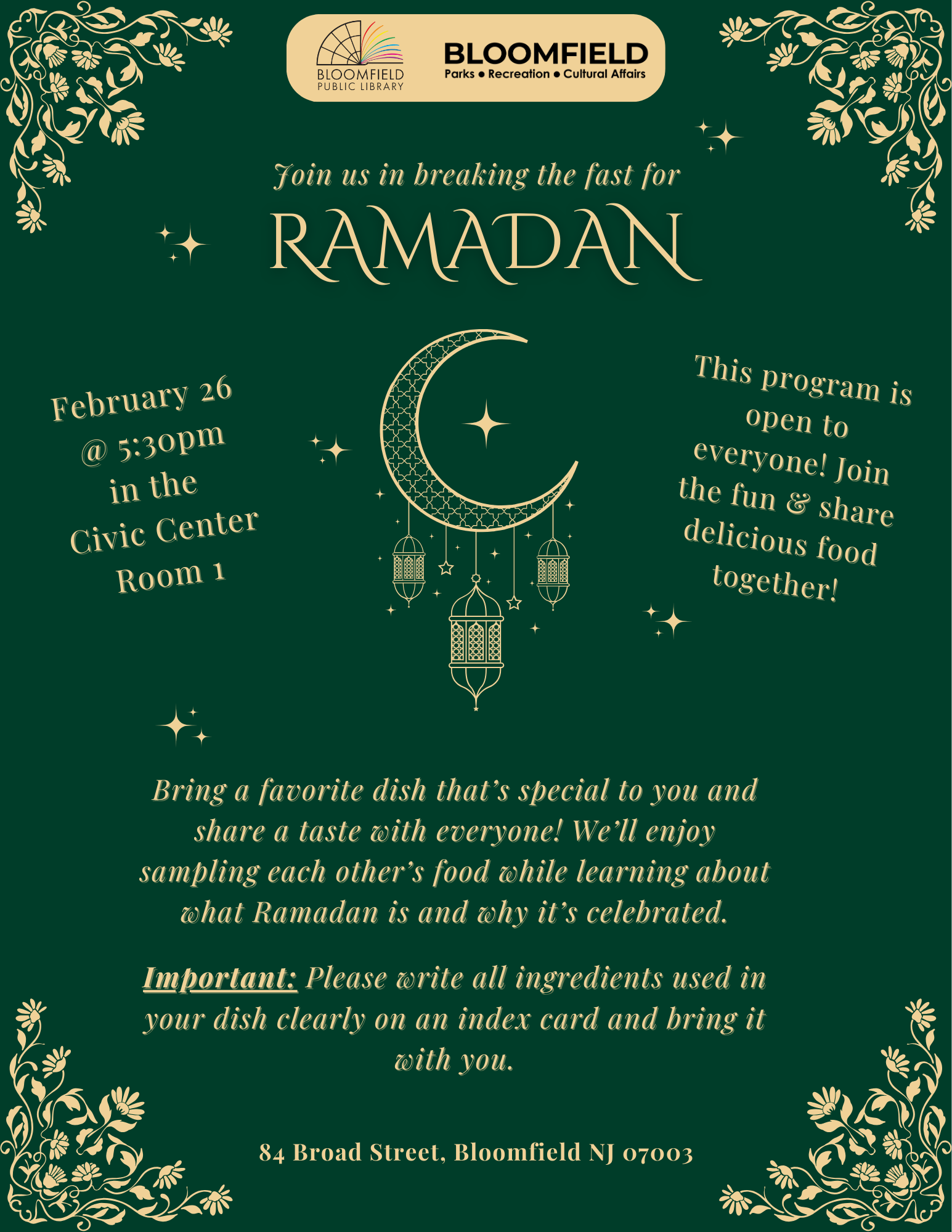 Ramadan Flyer 2026
