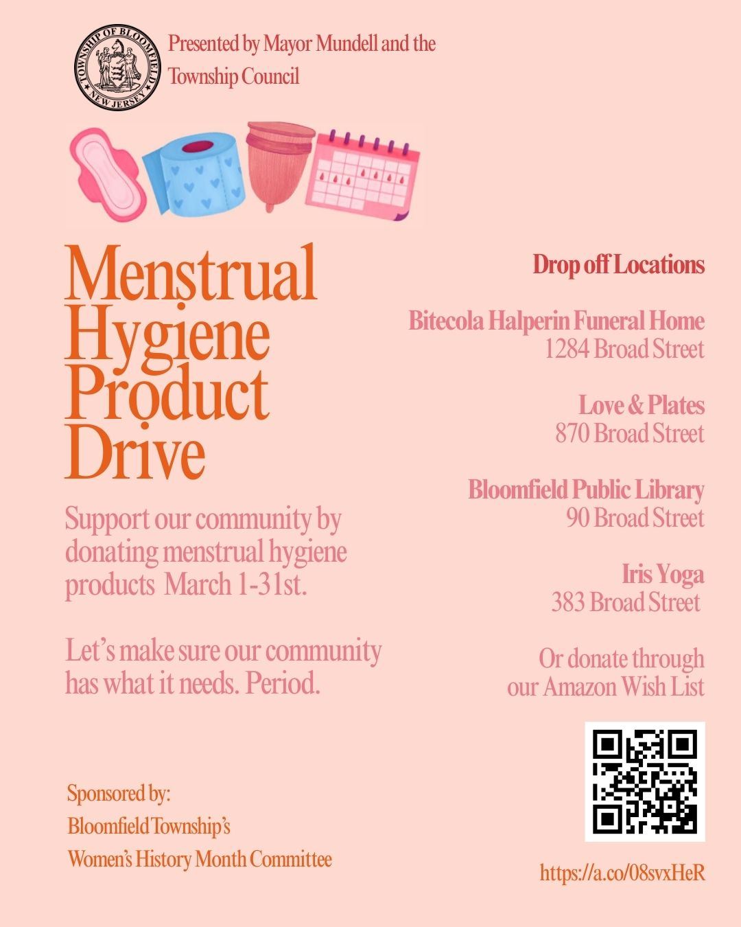 Menstrual Product Drive